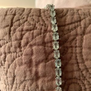 Aquamarine Line Bracelet
